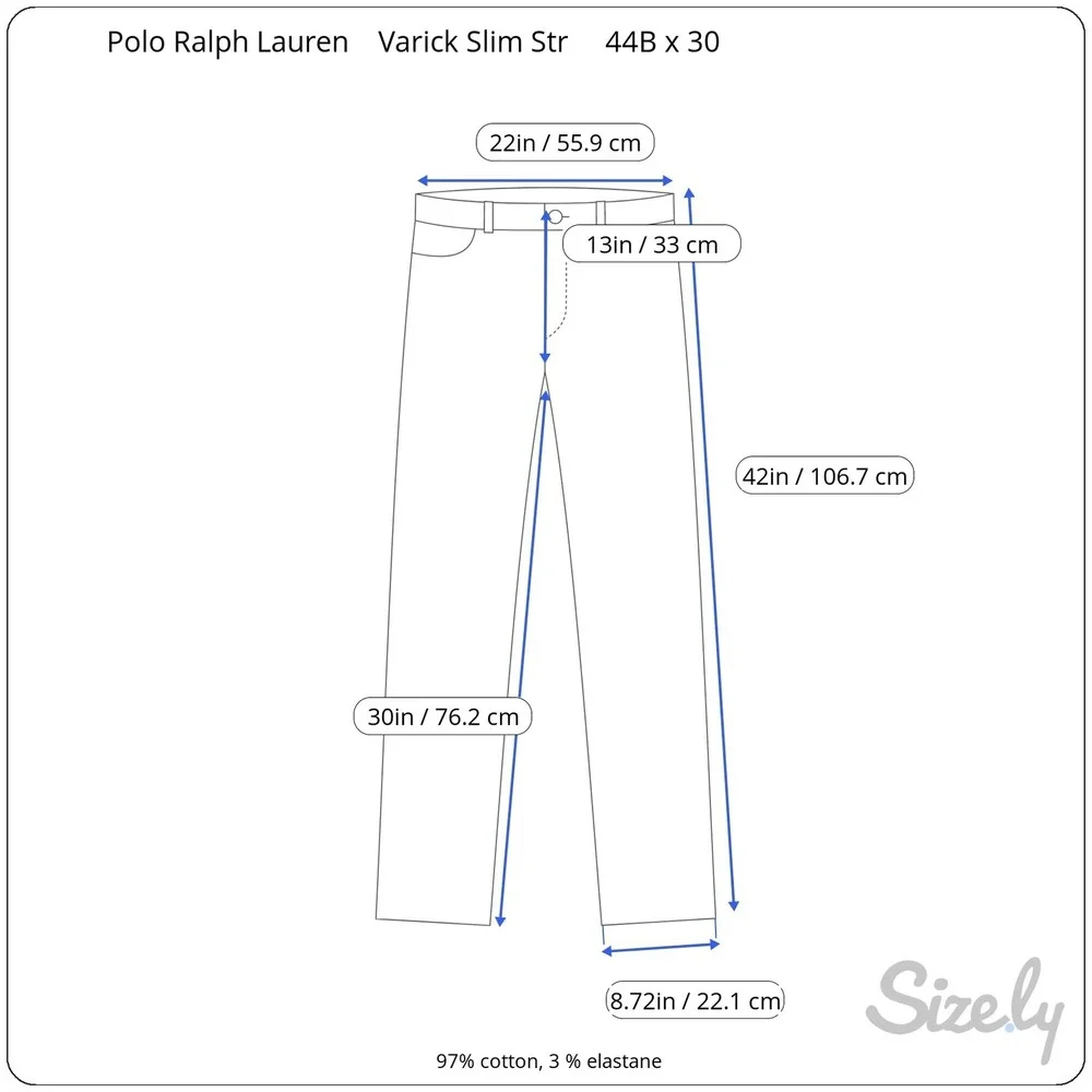 Polo Ralph Lauren Mens Varick Slim Straight Pants Red Salmon Pink 44B x 30